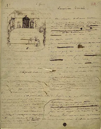 Décor de la 2e journée f.32r