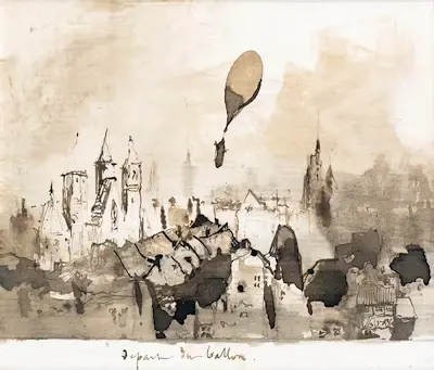 Ballon monté