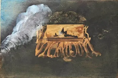 Carte de vœux de Victor Hugo 1855