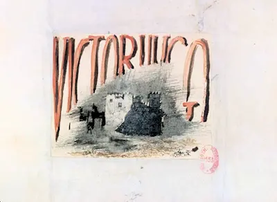Carte vœux Hugo à Hetzel