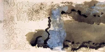 Empreinte de dentelle et taches