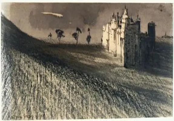 Paysage et château