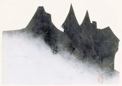 Silhouette de toits et de tourelles